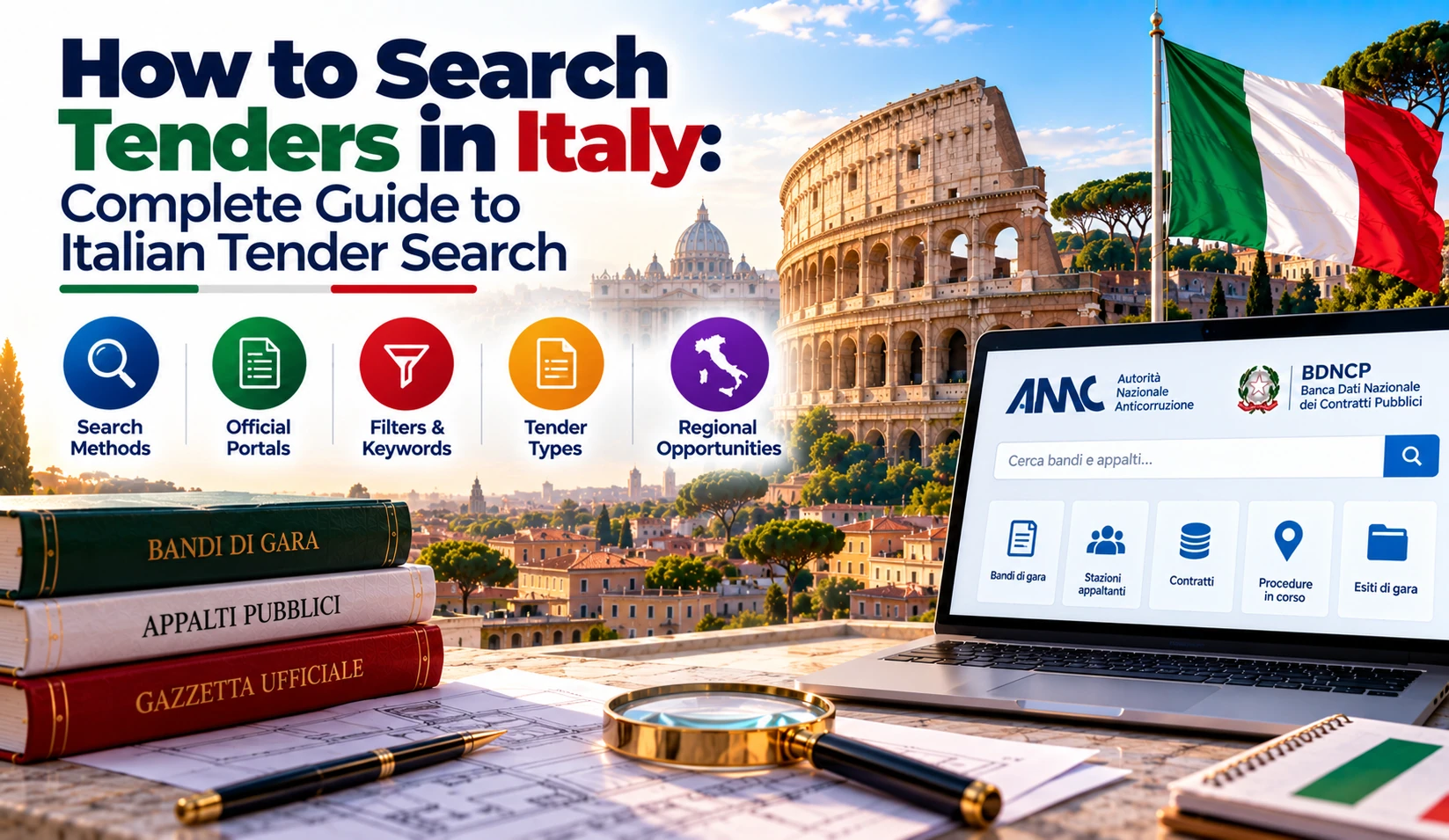 How to Search Tenders in Italy: Complete Guide to Italian Tender Search