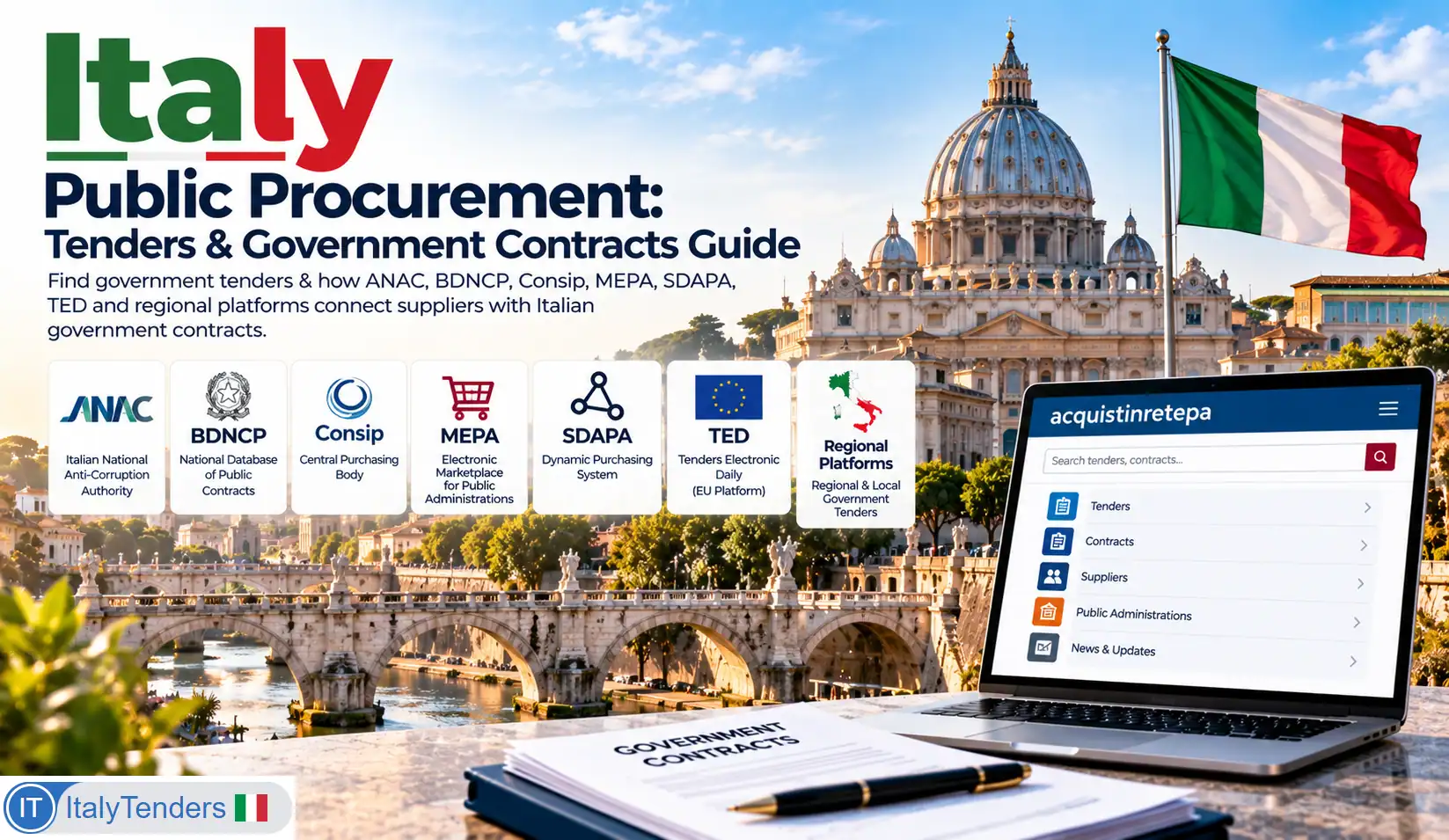 Italy Public Procurement: Complete Beginner's Guide to Tenders and Government Contracts