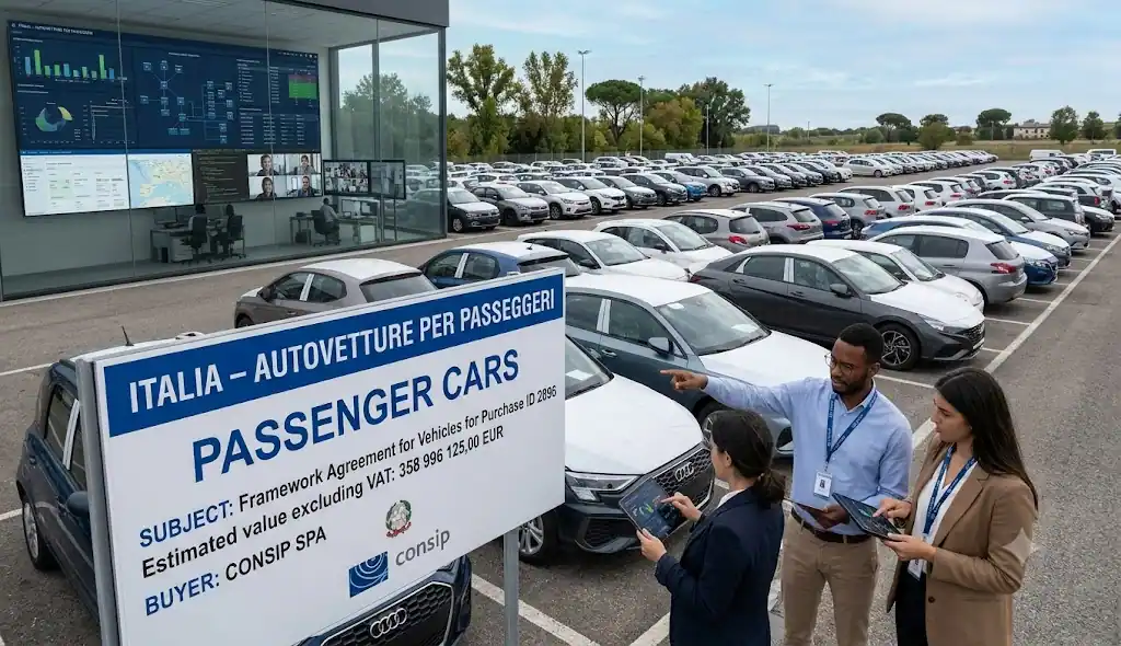Italy's State Buying Agency Splits a EUR 182 Million Car Order Among Five Automakers