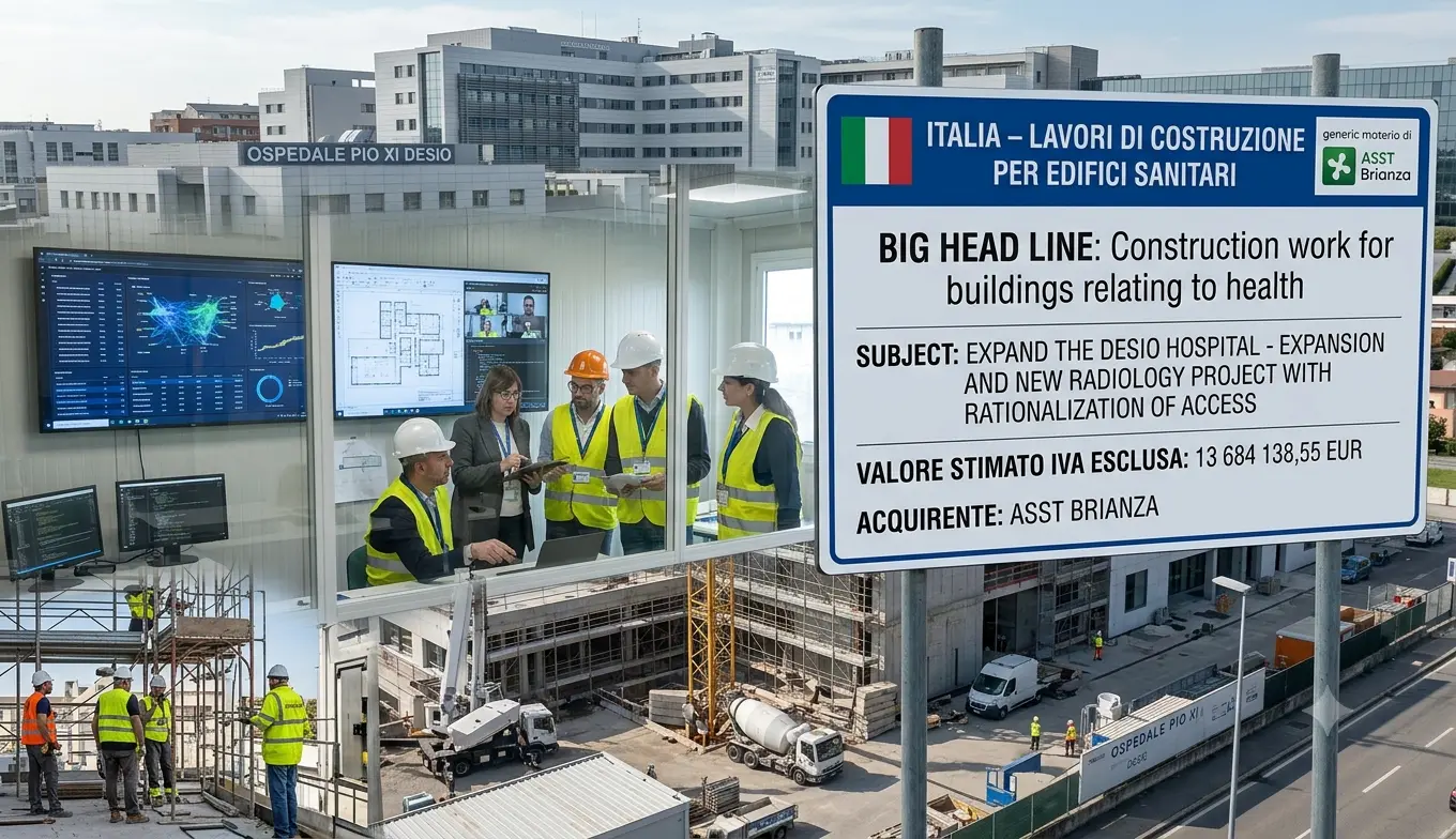 Lombardy Hospital's New Radiology Wing Goes to a Veneto Contractor, After Seven...