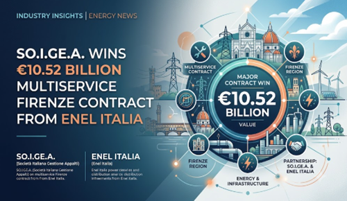 SO.I.GE.A. Wins €10.52 Billion Multiservice Firenze Contract from Enel Italia