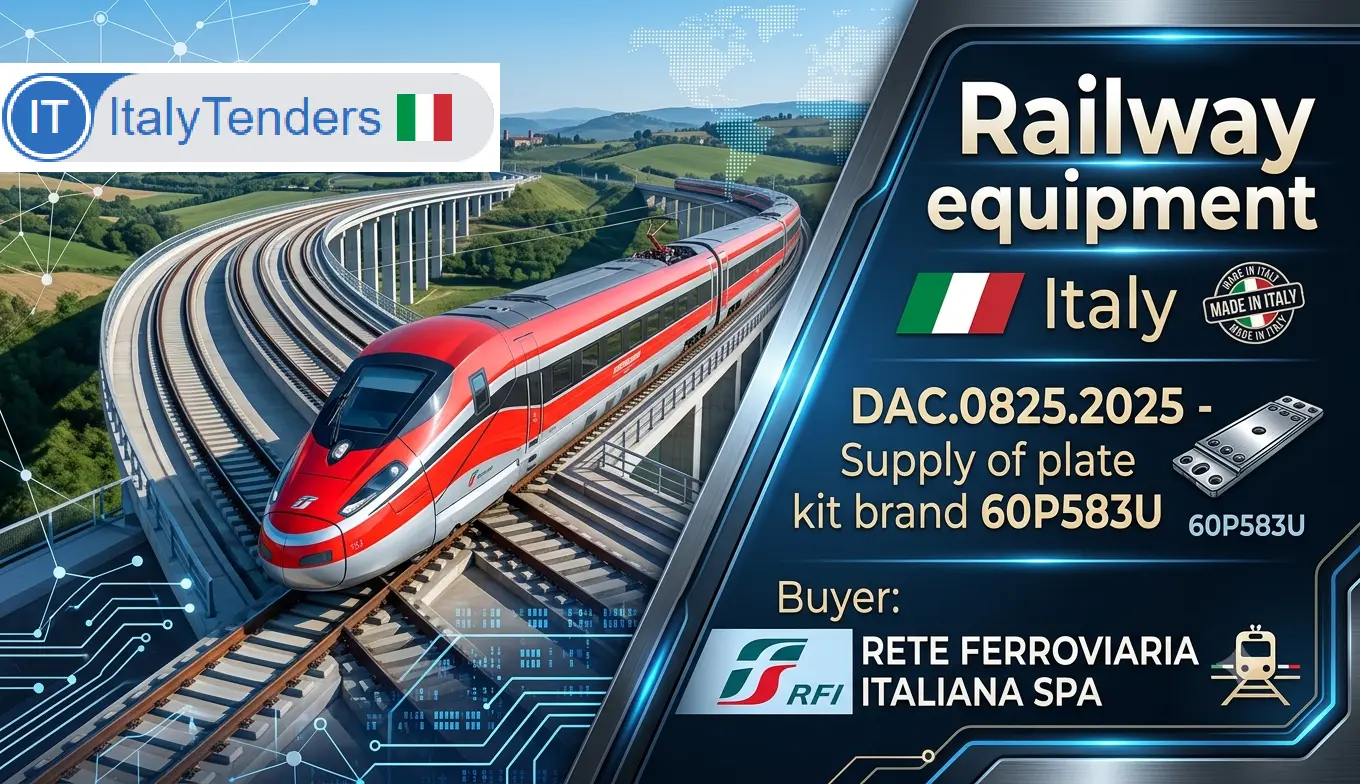 Italy Awards €24.06 Million Railway Equipment Contract Across Four Lots