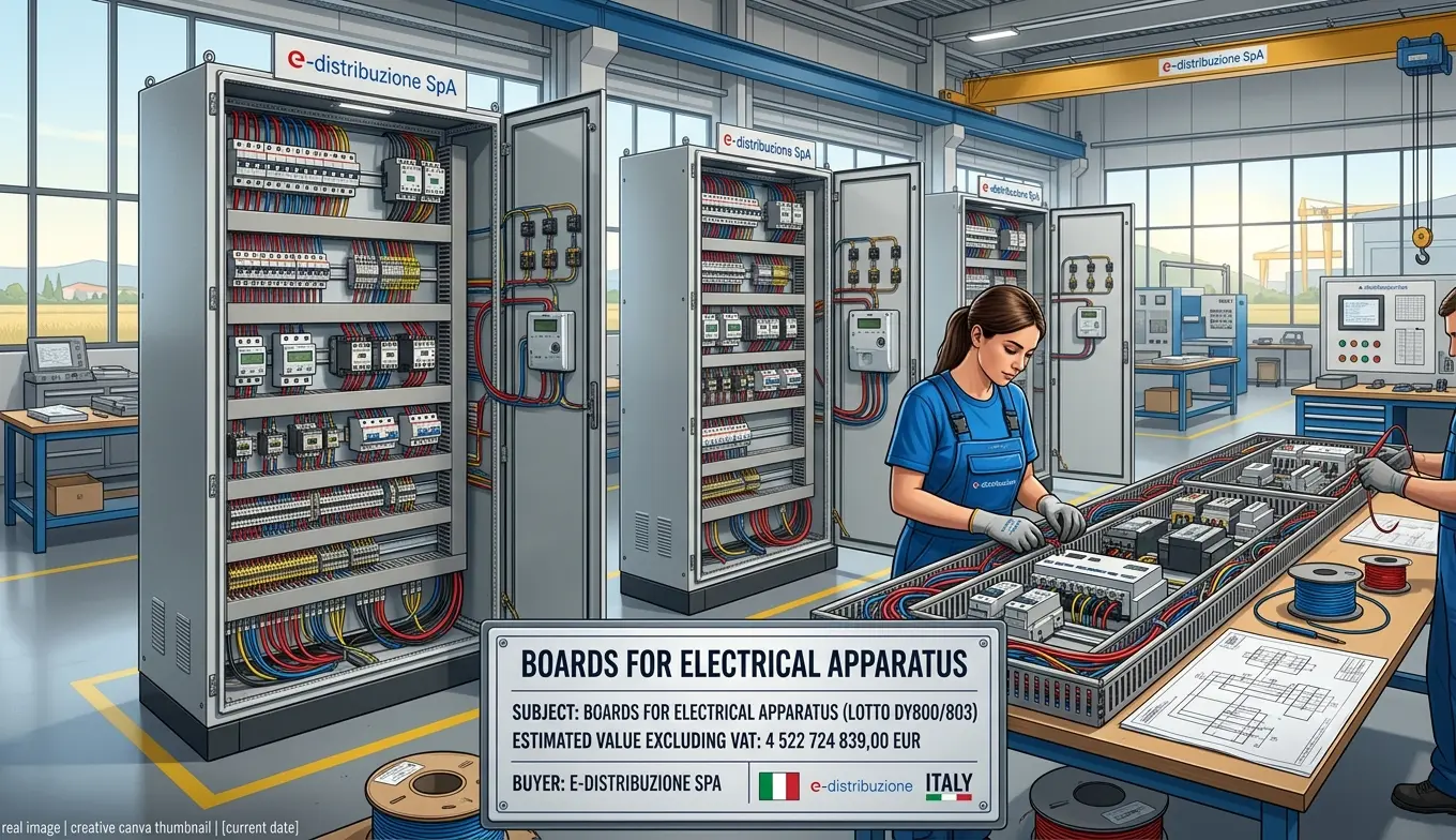 e-distribuzione Splits a 4.5 Billion Euro Electrical Panel Order Among Five...
