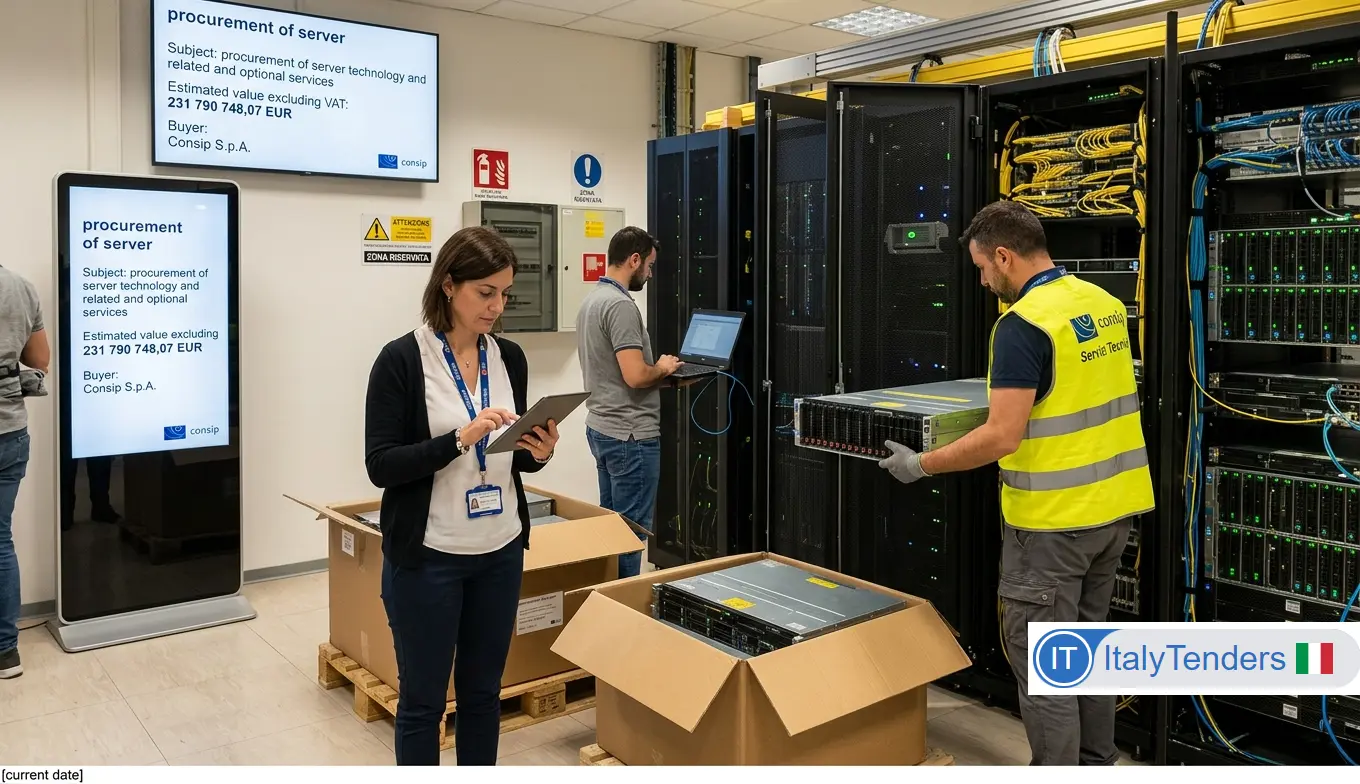Consip Revokes Award for EUR 38 Million AI Server Lot After Winning Bidder Fails to Confirm Its Own Offer