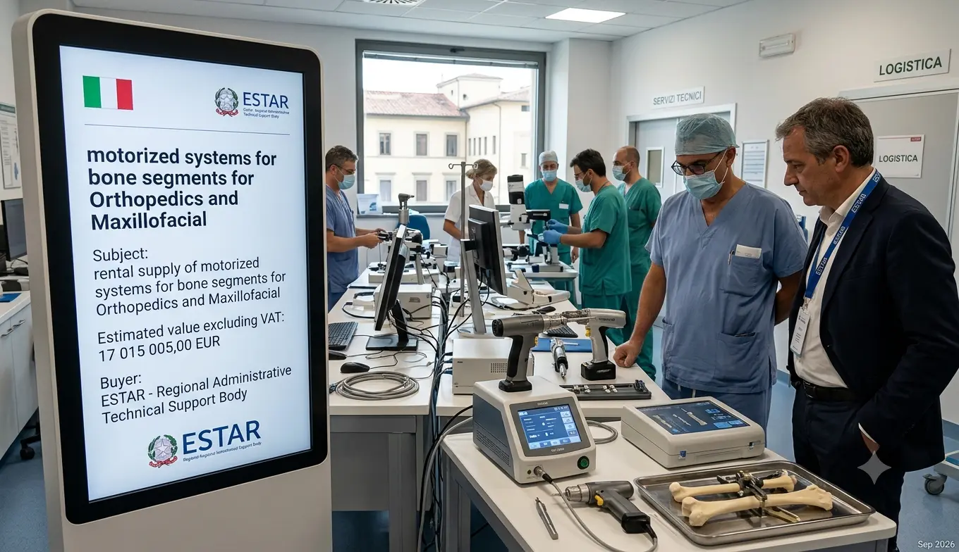 Stryker Sweeps Tuscany's Surgical Motor System Rental Contract, Sharing One Lot...