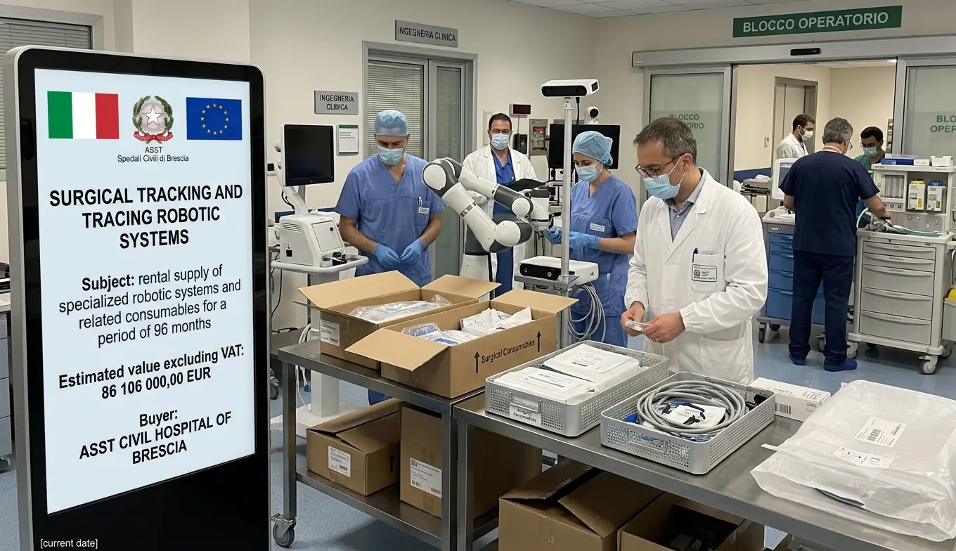 Brescia's Civil Hospitals Secure an Eight-Year Deal for Single-Port Robotic...