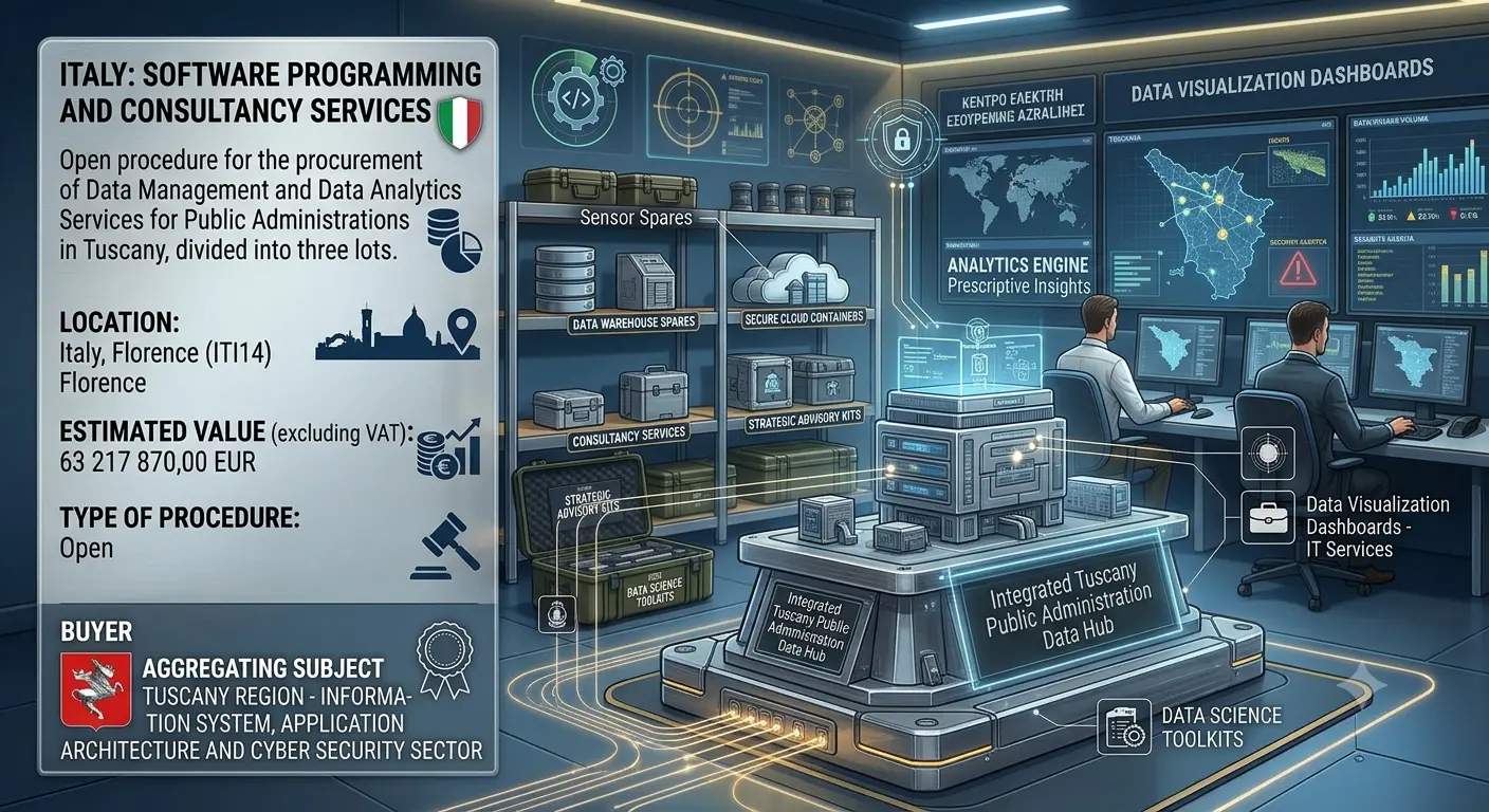 Tuscany Awards €12.8 Million Data Management and Analytics Framework for Healthcare
