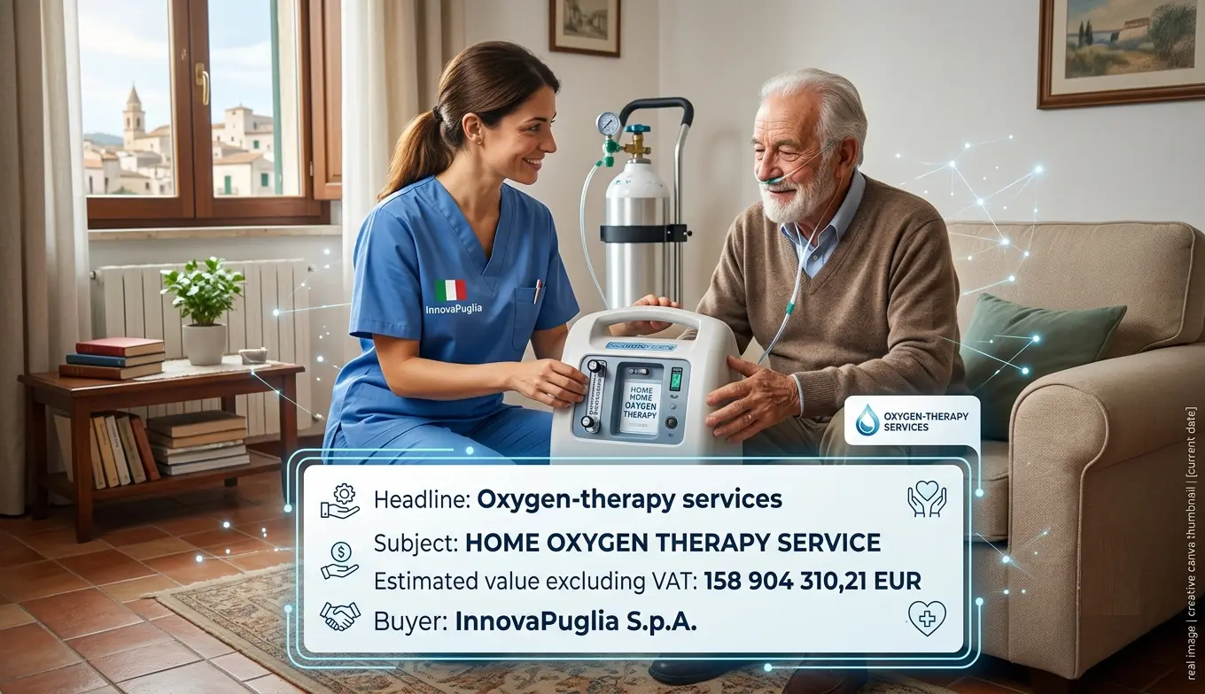 Puglia Locks In Home Oxygen Therapy for the Whole Region, at Roughly Half the...