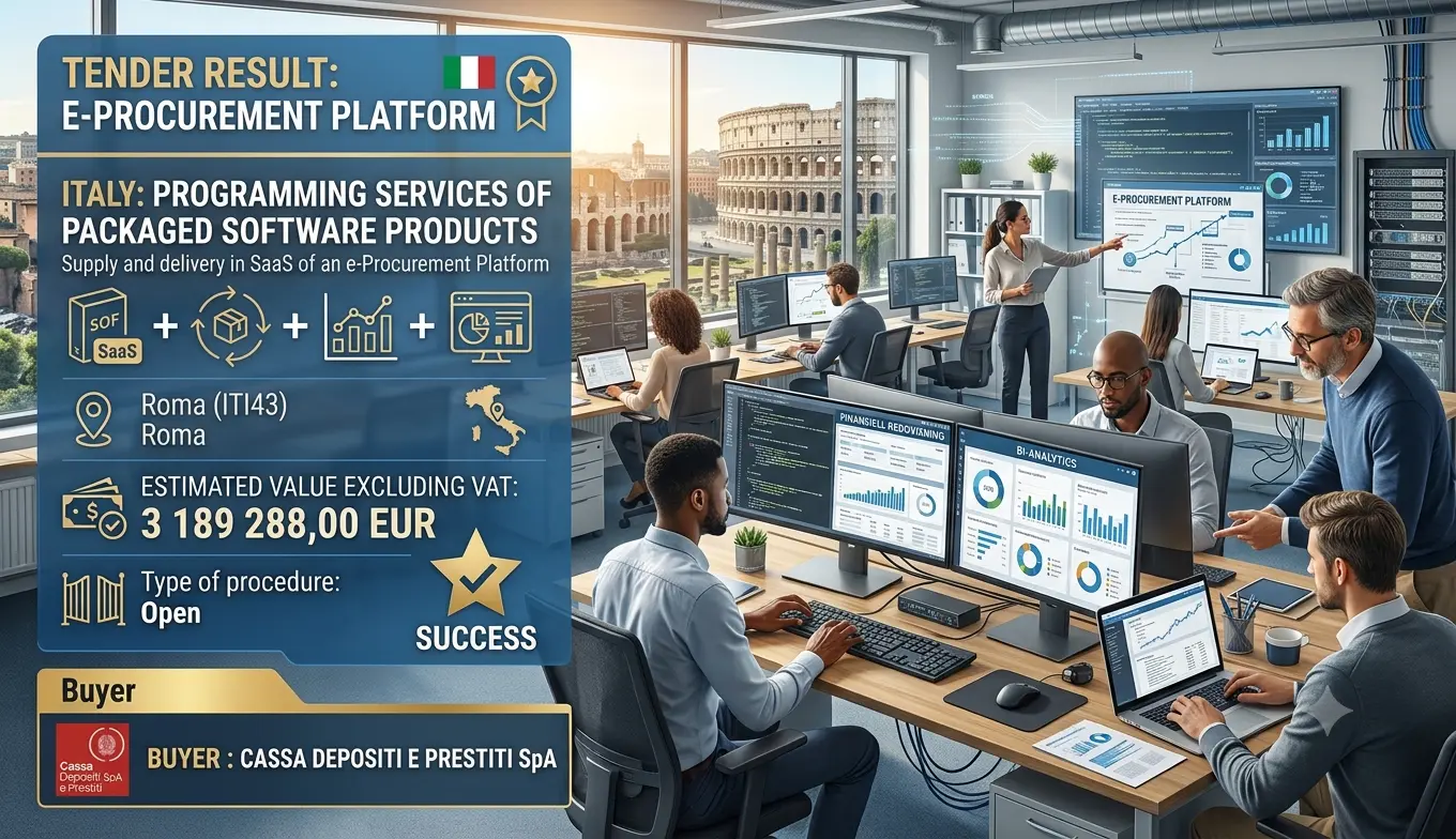 Italy Awards EUR 2.20 Million SaaS E-Procurement Platform Contract to BRAVOSOLUTION