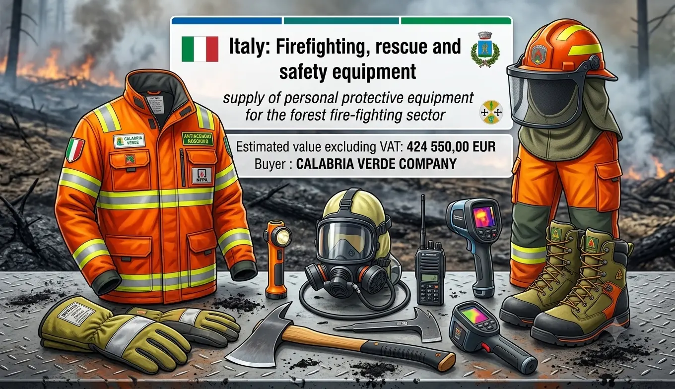 Calabria Buys Wildfire Crew Protective Gear for About 41 Percent Below Its...