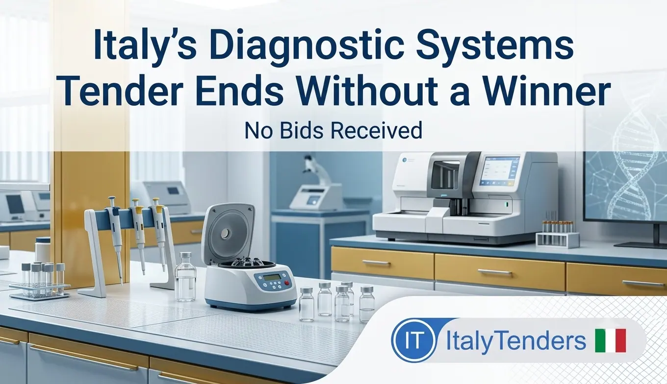 Italy's Diagnostic Systems Tender Ends Without a Winner After No Bids Are Received