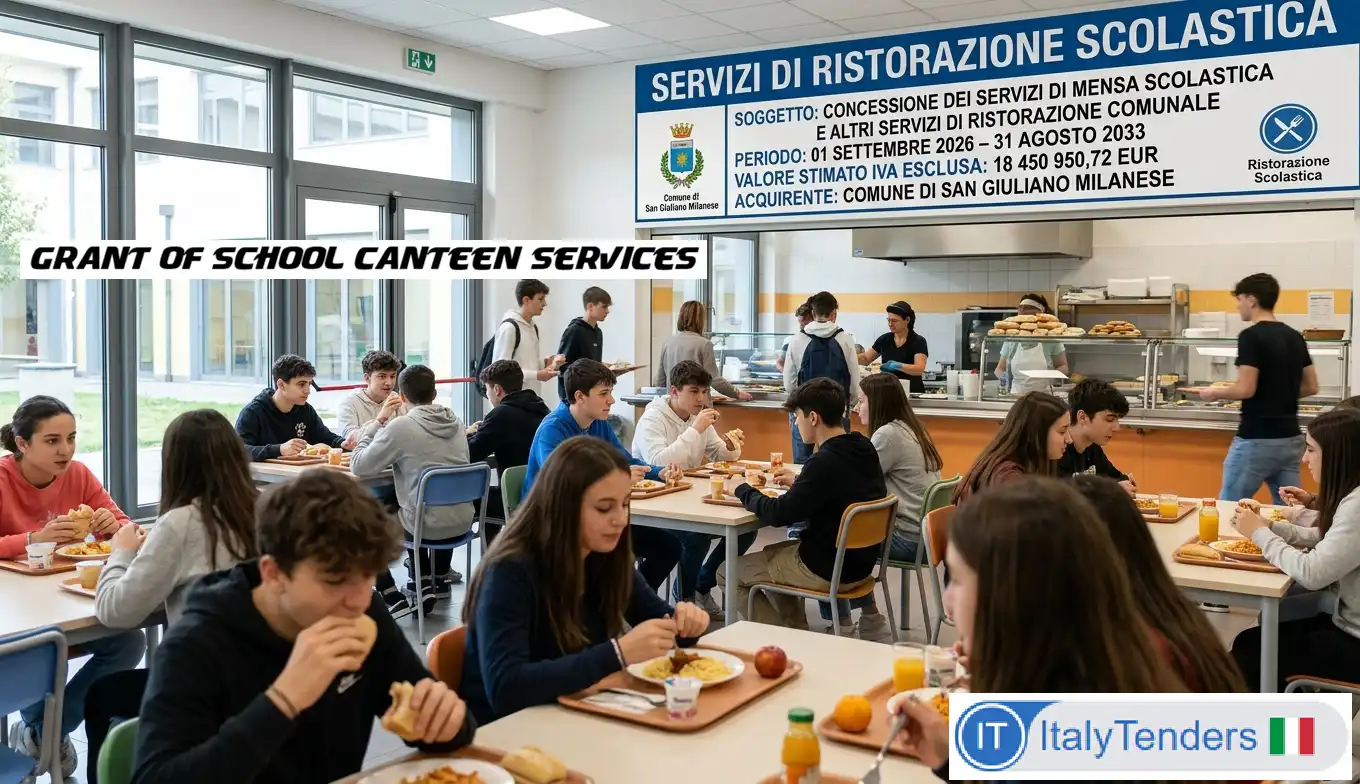 San Giuliano Milanese Awards EUR 15.45 Million School Catering Concession to Dussmann Service